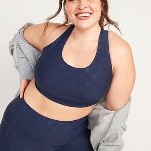 Old Navy Dark Blue Sports Bra